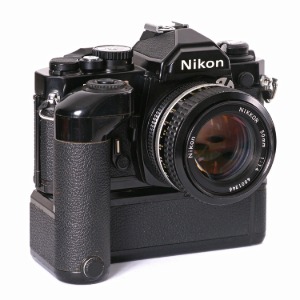 중고/니콘 필름카메라 FM2+50mm F1.4+MD-12[92%]
