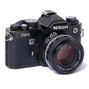 중고/니콘 필름카메라 FM2+50mm F1.4[80%]